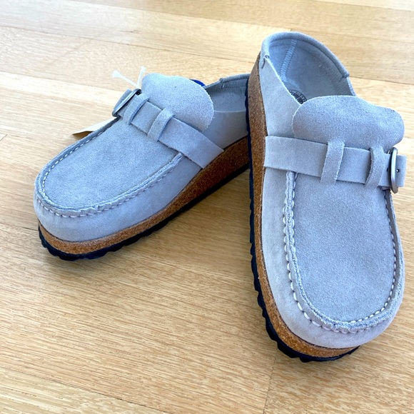 Birkenstock Shoes - Birkenstock Suede Leather Buckley Clog NWT